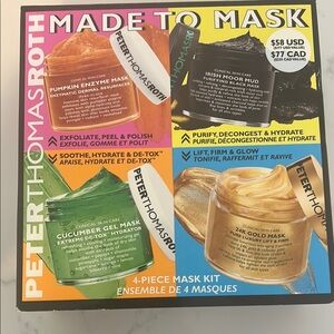 NIB Peter Thomas Roth 4-Piece Mask Kit